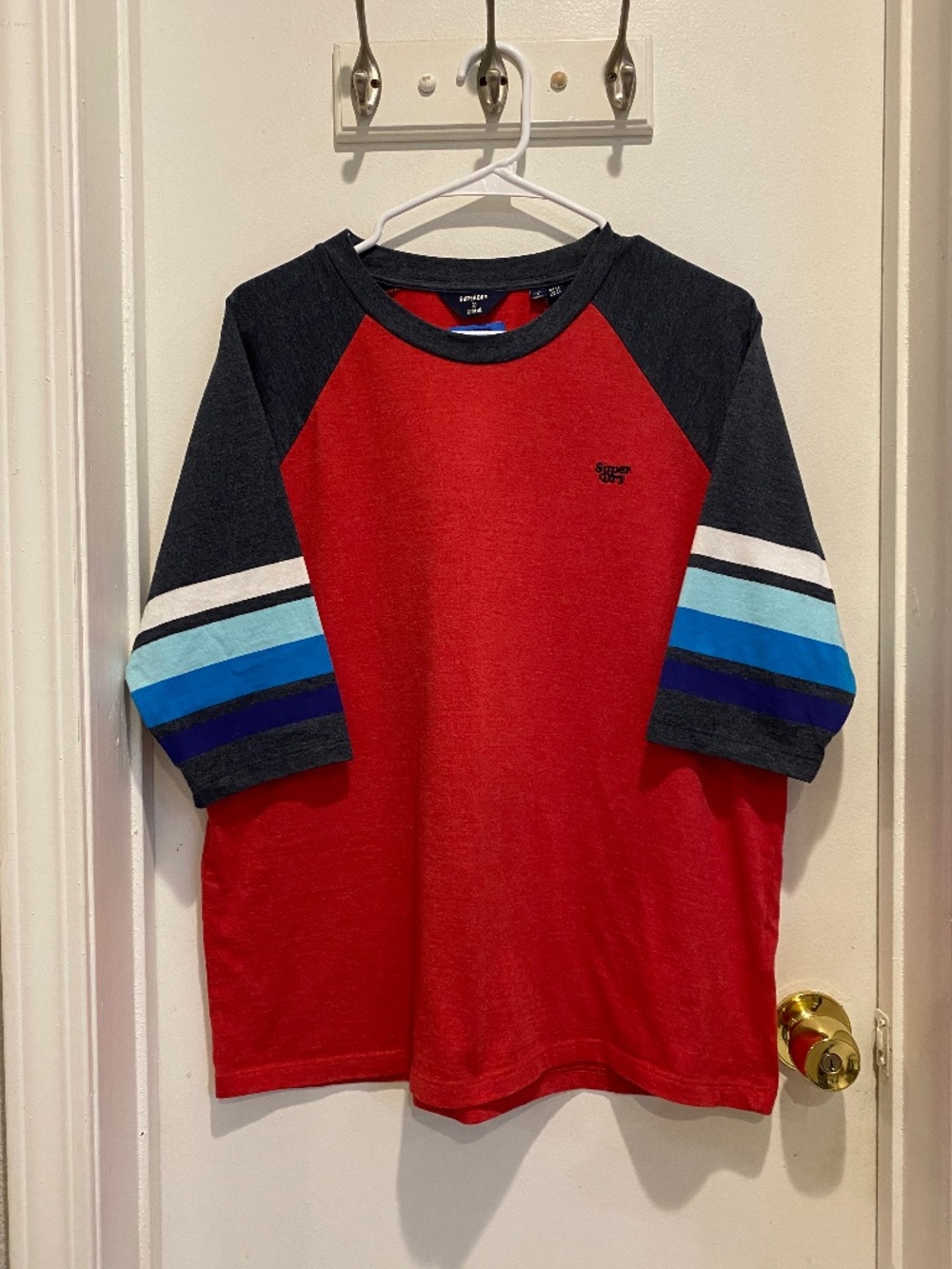 New Organic Cotton Cali Stripe T-Shirt Sz 12